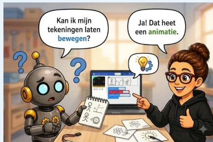 Robot wil tekeningen laten bewegen
