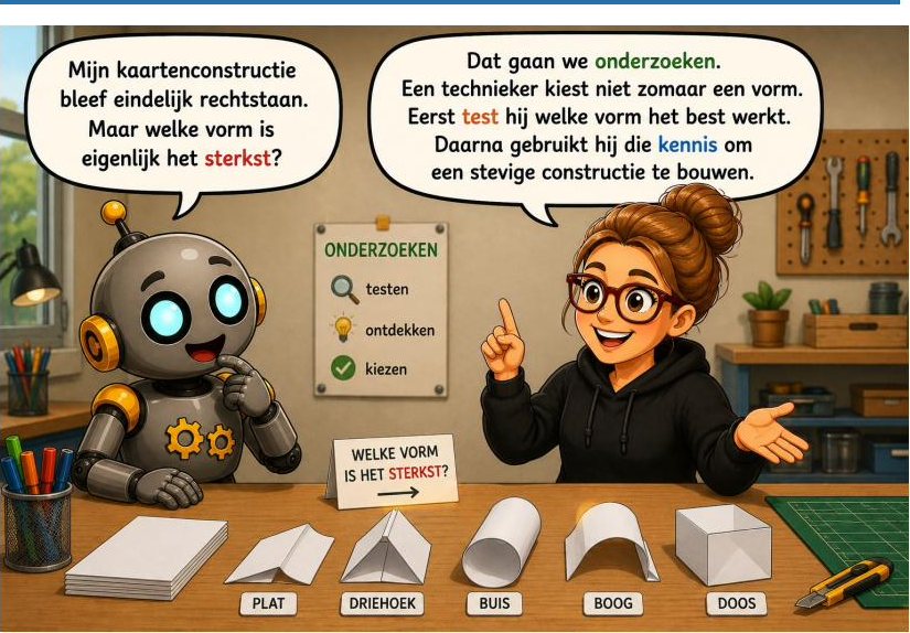 Kaartenconstructie blijft rechtstaan: welke vorm is het sterkst?