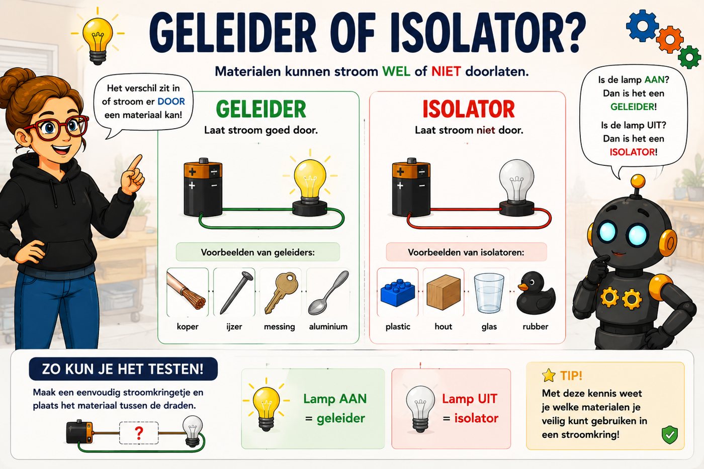 Geleider of isolator?