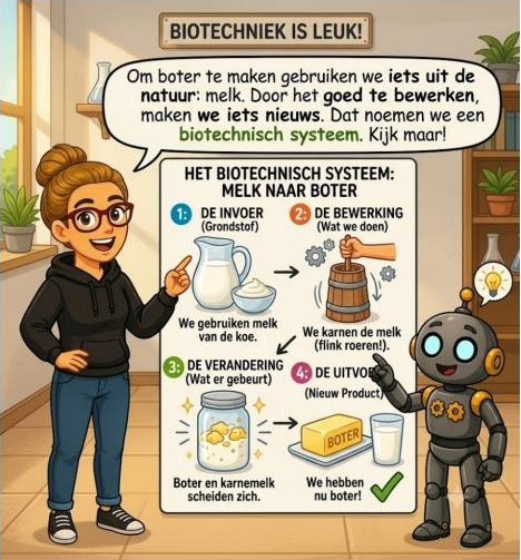 Biotechniek is leuk: melk wordt boter