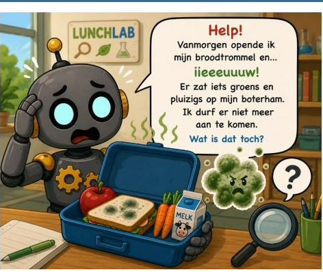 Robot vindt schimmel in zijn broodtrommel