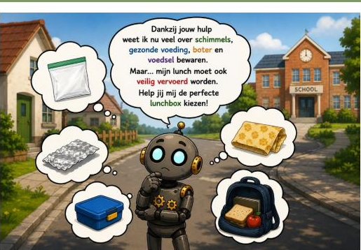 Robot zoekt de perfecte lunchbox