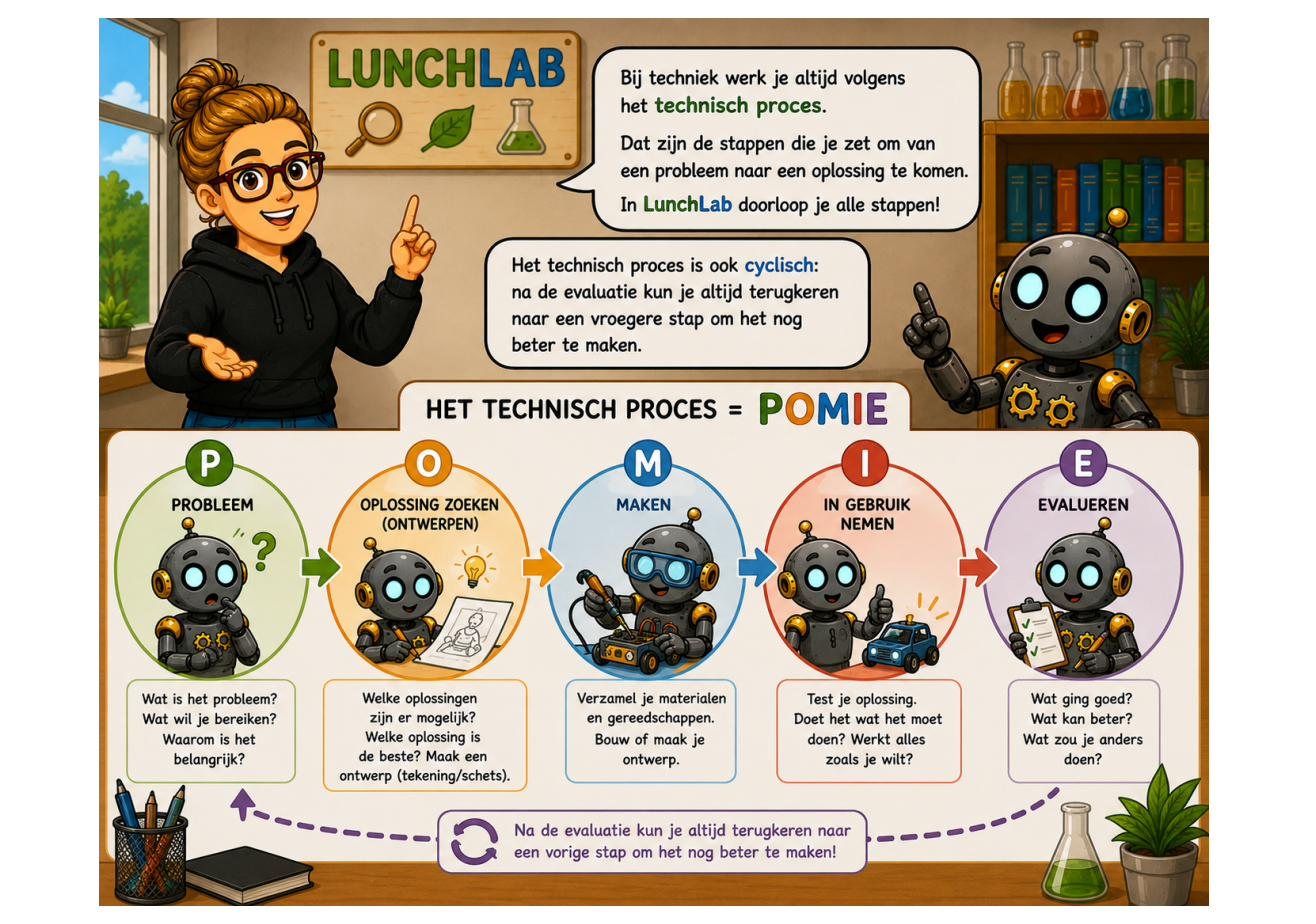 Het technisch proces: POMIE