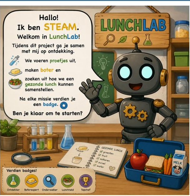 Robot STEAM heet je welkom in LunchLab