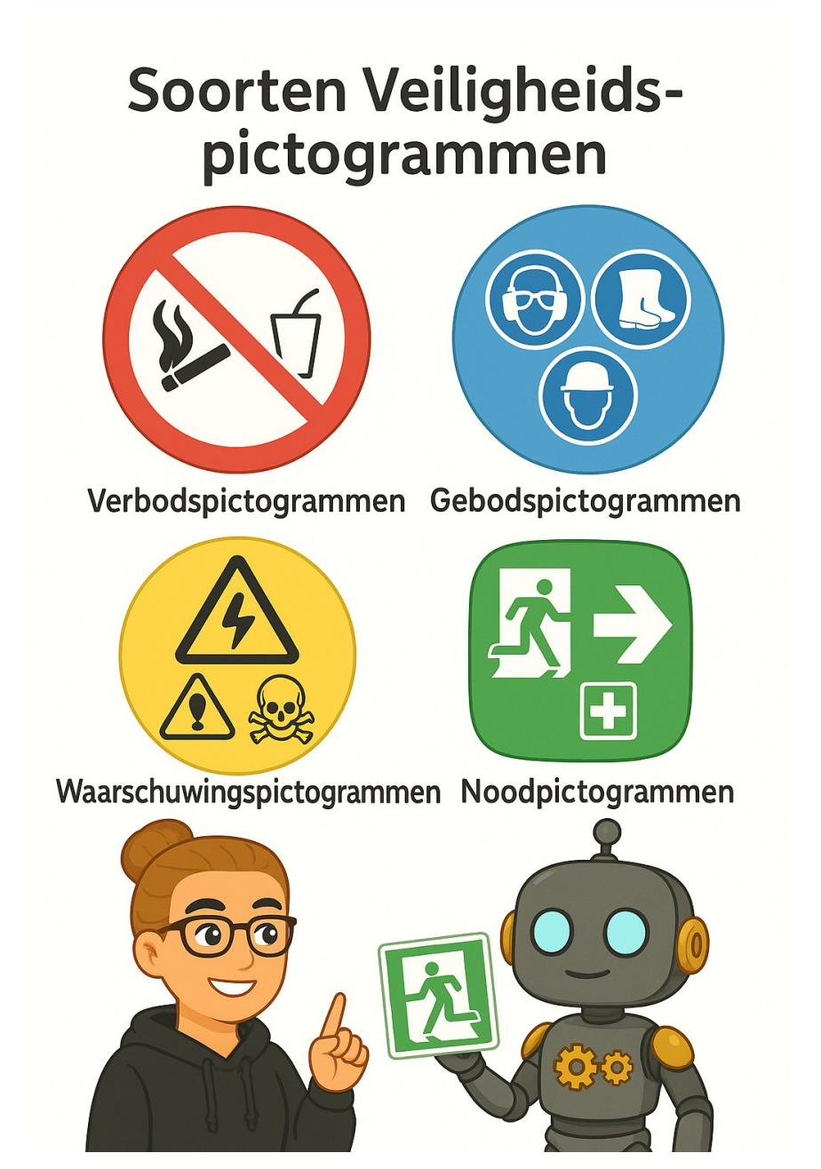 Poster: soorten veiligheidspictogrammen
